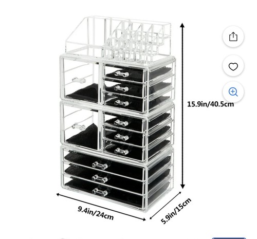 Acrylic stackable cosmetic - acrylic,