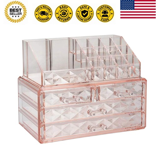 Stackable cosmetic organizer