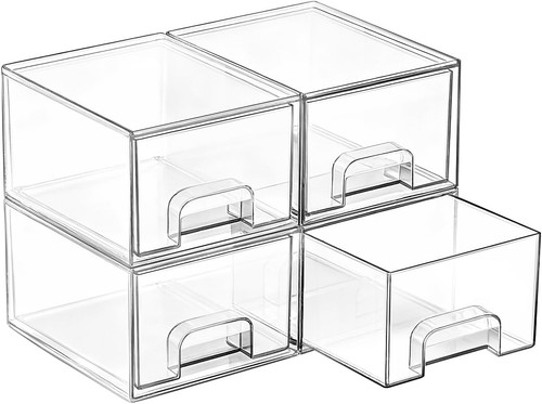 Pack small clear stackable - small,