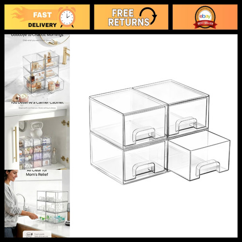 Pack clear stackable storage - pack,