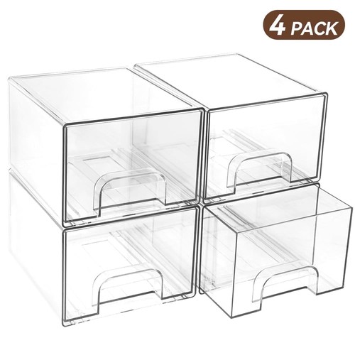 Pack stackable clear - 4,