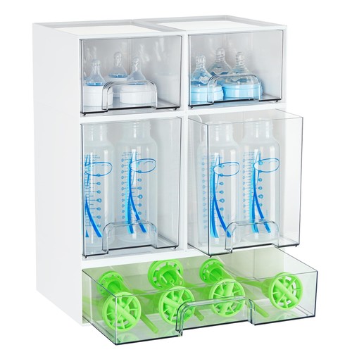 Pack white plastic stackable - white,