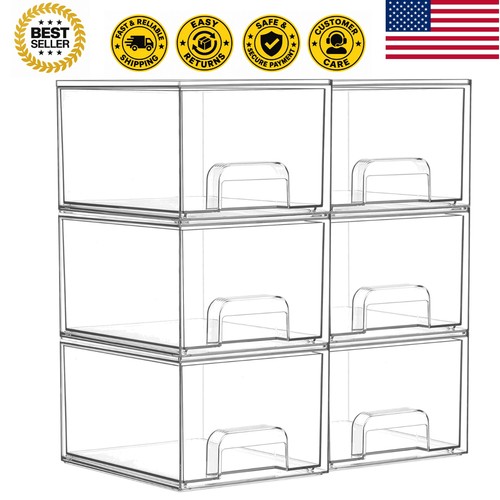 Pack small clear stackable - 6,