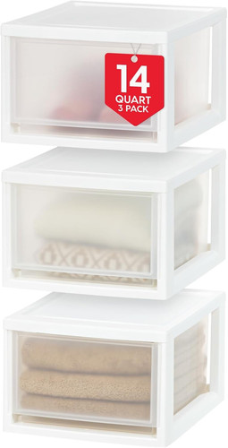 Stackable plastic drawer - plastic,