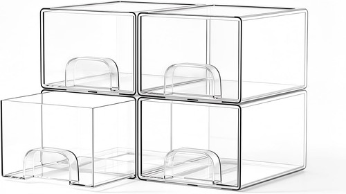 Pack clear stackable storage - clear,