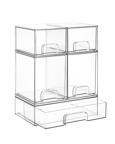 Vtopmart clear stackable - clear,
